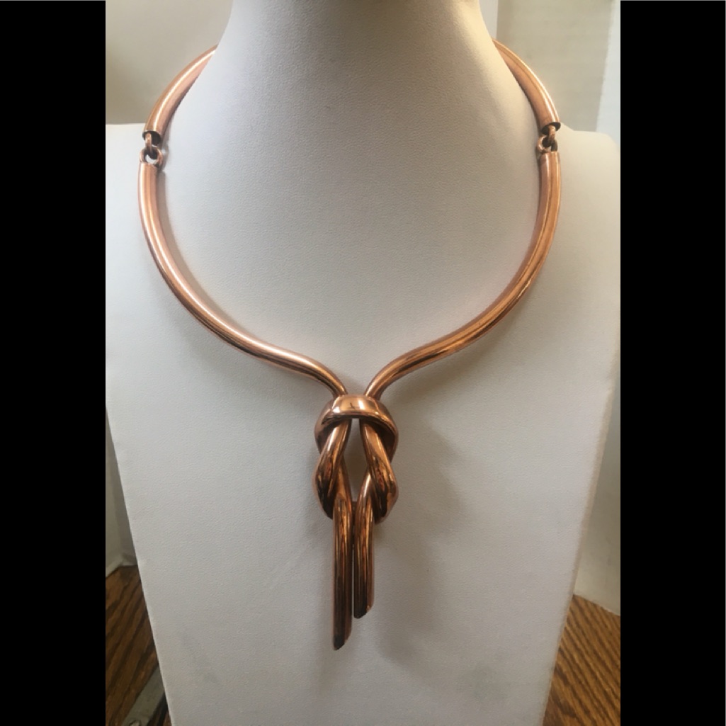 Handmade Copper Necklace Collar